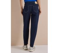 Loose-fit-Jeans CECIL, Damen, Gr. 34, Länge 28, rinsed wash, Jeans, 77% Baumwolle, 20% Polyester, 3% Elasthan, unifarben, lang, Jeans, High Waist (64747934-34) rinsed wash