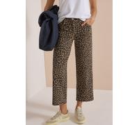 Loose-fit-Jeans CECIL "Style Neele", Damen, Gr. 34, Länge 28, creamy mocha, Denim/Jeans, Obermaterial: 81% Baumwolle, 17% Polyester, 2% Elasthan. Futter: 52% Polyester, 48% Baumwolle, loose fit lang,