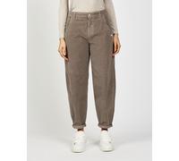 Loose-fit-Jeans GANG "94VIA", Damen, Gr. 30, N-Gr, beige (light taupe), Denim/Jeans, Obermaterial: 98% Baumwolle, 2% Elasthan, regular fit, Jeans, mit extra weitem Bein (22582706-30) light taupe