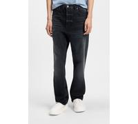 Loose-fit-Jeans HUGO BLUE "Nate", Herren, Gr. 32, Länge 32, blau (dunkelblau405), Denim/Jeans, Obermaterial: 100% Baumwolle, unifarben, Casual, loose fit lang, Jeans, loose fit (58747337-32) dunkelbla