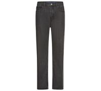 Loose-fit-Jeans HUGO BLUE "Nate", Herren, Gr. 34, Länge 32, schwarz (charcoal010), Denim/Jeans, Obermaterial: 100% Baumwolle, unifarben, loose fit lang, Jeans, in heller Waschung (28658551-34) charcoa