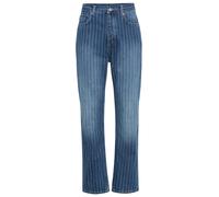 Loose-fit-Jeans HUGO BLUE "Nate", Herren, Gr. 35, Länge 34, blau (medium blau427), Denim/Jeans, Obermaterial: 100% Baumwolle, gestreift, casual, loose fit lang, Jeans, loose fit (57939809-35) medium b