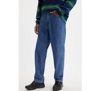 Loose-fit-Jeans LEVI'S "568 STAY LOOSE", Herren, Gr. 33, Länge 34, rot (tailorot scholar ltw), Denim/Jeans, Obermaterial: 82% Baumwolle, 18% Leinen, loose fit lang, Jeans, mit Leinenanteil (39859834-3