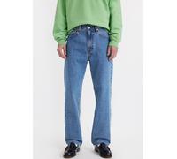 Loose-fit-Jeans LEVI'S "568 STAY LOOSE", Herren, Gr. 34, Länge 32, blau (blau essentials), Denim/Jeans, Obermaterial: 100% Baumwolle, loose fit lang, Jeans, mit Leinenanteil (23890168-34) blau essenti