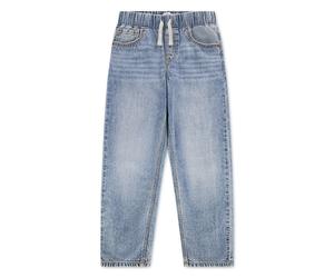 Loose-fit-Jeans LEVI'S KIDS "LVB PULL ON STAY LOOSE TAPER J", Jungen, Gr. 14 (164), N-Gr, from scratch no destruction, Denim/Jeans, Obermaterial: 88% Baumwolle, 12% Lyocell, unifarben, loose fit lang,