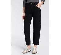 Loose-fit-Jeans MAC "DANNI", Damen, Gr. 36, N-Gr, schwarz, schwarz, Denim/Jeans, Obermaterial: 88% Baumwolle, 10% Polyester, 2% Elasthan, unifarben, lässig geschnitten knöchellang, Jeans Loose-fit-Jea