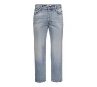 Loose-fit-Jeans ONLY & SONS "ONSFADE LOOSE WB 6778 A14 DNM NOOS", Herren, Gr. 31, Länge 32, blau (light blau denim), Denim/Jeans, Obermaterial: 100% Baumwolle, clean, loose fit, Jeans (41238705-31) li