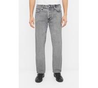 Loose-fit-Jeans ONLY & SONS "ONSFADE LOOSE WB 6778 A14 DNM NOOS", Herren, Gr. 36, Länge 32, blau (medium grau denim), Denim/Jeans, Obermaterial: 100% Baumwolle, Abriebeffekte, loose fit, Jeans (719189