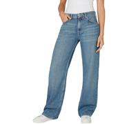 Pepe Jeans Wide Leg Jeans aus Baumwoll-Lyocell-Mix Modell 'NICKY' in Blau, Größe 28/30