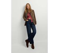 Loose-fit-Jeans PEPE JEANS "relaxed fit jeans LOOSE ST JEANS LW NICKY", Damen, Gr. 28, Länge 32, blau (authentic schwarz indigo, soft to), 100% Baumwolle, Jeans (60643944-28) authentic schwarz indigo,