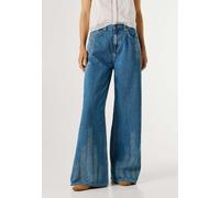 Loose-fit-Jeans PEPE JEANS "trousers WIDE LEG HW JAIMY IKAT", Damen, Gr. 29, Länge 32, 11.5oz blau rigid denim, Jeans (71557340-29) 11.5oz blau rigid denim