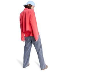 Loose-fit-Jeans ROXY "Dawn Patrol Mid Lava", Damen, Gr. 31(XXL), lava, Obermaterial: 100% Walkfrottier;, Jeans (21173357-31) lava