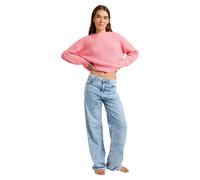 Loose-fit-Jeans ROXY "Dawn Patrol Mid Sunbleached", Damen, Gr. 29L, blau (sunbleached), Obermaterial: 100% Baumwolle., Jeans (84258633-29) sunbleached