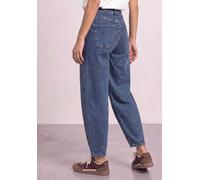 Loose-fit-Jeans STREET ONE, Damen, Gr. 24, Länge 30, blau (medium blau washed), Jeans, 82% Baumwolle, 15% Polyester, 3% Elasthan, unifarben, lang, Jeans, 5-Pocket-Style (65641516-24) medium blau washe