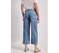 Street One Mid Waist Wide Leg Jeans im Loose Fit mid Blue Random wash 27