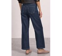 Loose-fit-Jeans STREET ONE, Damen, Gr. 33, Länge 30, blau (dunkelblau soft washed), Jeans, 82% Baumwolle, 15% Polyester, 3% Elasthan, unifarben, lang, Jeans, im Loose Fit (26194425-33) dunkelblau soft