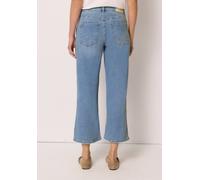 Loose-fit-Jeans STREET ONE STUDIO, Damen, Gr. 30, Länge 26, light blau soft washed, Jeans, 92% Baumwolle, 7% Polyester, 1% Elasthan, unifarben, 7/8-Länge, Jeans, mit Wide Legs (39627516-30) light blau