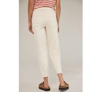 Loose-fit-Jeans STREET ONE STUDIO, Damen, Gr. 36, Länge 28, beige (ecru washed), Jeans, 55% Baumwolle, 21% Polyester, 14% Lyocell, 9% Viskose, 1% Elasthan, unifarben, knöchelfrei, Jeans, High Waist (1