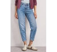 Street One Damen High Waist Barrel Leg Jeans im Loose Fit