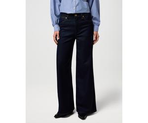 Loose-fit-Jeans WRANGLER "CANYON", Damen, Gr. 29, Länge 30, blau (denim lines), Denim/Jeans, Obermaterial: 56% Baumwolle, 25% Polyester, 13% Lyocell, 5% Elastomultiester, 1% Elasthan, loose fit lang,