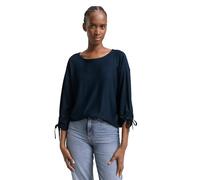 Loose Fit Longsleeve mit Streifen & Raffarm