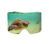 Lord Howe Island Meeresschildkröte, Klettverschluss-Design, Verdunkelung, warmer Augen- und Ohrenschützer für Seitenschläfer, Nachtschlaf, Arbeit, Nickerchen, Reisen, Yoga