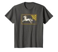 Lord of The Rings Rohan Banner T Shirt T-Shirt, Kinder, Anthrazit, 152