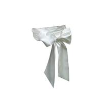 LORDRIE Damen Satin Schärpe Gürtel für Brautjungfernkleider Mädchen Taillengürtel für besondere Anlässe, Elfenbein, M