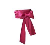 LORDRIE Damen Satin Schärpe Gürtel für Brautjungfernkleider Mädchen Taillengürtel für besondere Anlässe, Knallpink (Hot Pink), M