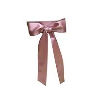 LORDRIE Hochzeit Satin Schärpe Brautgürtel für besondere Anlässe Kleider, rosa - dusty pink, M