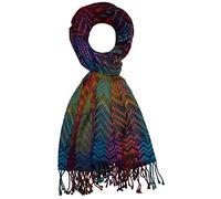 Lorenzo Cana Herrenschal Schaltuch aus 90% Baumwolle mit 10% Wolle Stola Herrenschal Naturfaser Schal Markenschal Fransen gewebt 70 x 180 cm 7834111