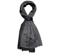 Lorenzo Cana Herrenschal Wendeschal Schal Schaltuch 100% Kaschmir - 70 cm x 200 cm leicht kuschelweich Kaschmirschal Kaschmirtuch Double Face schwarz grau zweifarbig 7837611