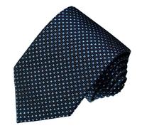 Lorenzo Cana - Luxus Krawatte aus 100% Seide - Blau Taubenblau Punkte Silk Schlips - 84190