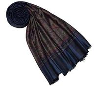 Lorenzo Cana Luxus Pashmina Schal Schaltuch 100% Kaschmir Kaschmirschal Kaschmirtuch Damenschal Gewebt Mehrfarbig, Paisleymuster-schwarz-bunt, 70 x 200 cm