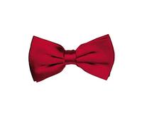 Lorenzo Cana - Marken Fliege aus 100% Seide Satin Rot Tomatenrot - 84527