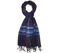 Lorenzo Cana - Schaltuch aus 50% Kaschmir und 50% Wolle, Tuch Umschlagtuch Blau - 7865011