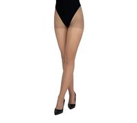 LORES Nude Damen Strumpfhose 20 Denier Classic Plain Halbtransparente Vollstrümpfe Naturstrumpfhose Trocadero, Avana L