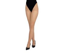 LORES Nude Damen Strumpfhose 20 Denier Classic Plain Halbtransparente Vollstrümpfe Naturstrumpfhose Trocadero, Golde XL