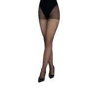 LORES Nude Damen Strumpfhose 20 Denier Classic Plain Halbtransparente Vollstrümpfe Naturstrumpfhose Trocadero, Nero XL