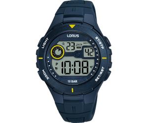 Lorus Chronograph Kunststoff blau Herren