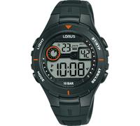 Lorus Chronograph Kunststoff schwarz Herren