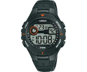 Lorus Chronograph Kunststoff schwarz Herren