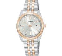 LORUS Damen Analog Quarz Uhr mit Edelstahl Armband,Silber/Gold