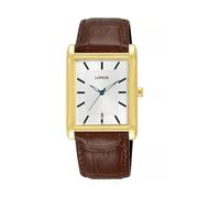 LORUS Damen Analog Quarz Uhr mit Leder Armband,Braun