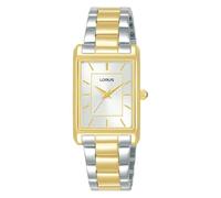LORUS Damen Analog Quarz Uhr mit Metall Armband,Gold/Silber