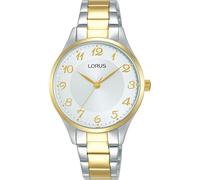 LORUS Damen Analog Quarz Uhr mit Metall Armband,Silber