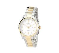 Lorus Damen-Uhr Quarz aus Edelstahl mit Goldauflage und Metallband RJ252BX9