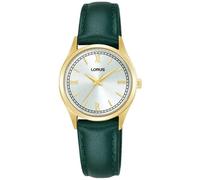 LORUS Damen Uhr Quarz Edelstahl mit Lederband