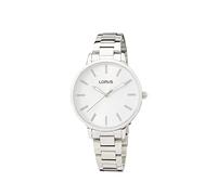 LORUS Damen-Uhr Quarz Edelstahl mit Metallband,Silber