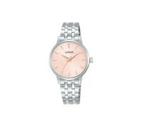 LORUS Damenuhr RG319XX9 – Analog-Quarz, Edelstahlarmband, silber/rosé